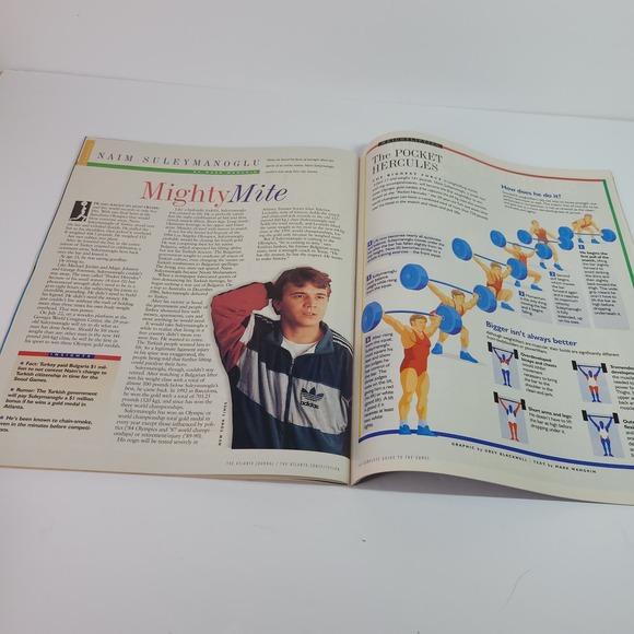 Olympic Atlanta The Complete Guide to the Games 1996 ATL Journal Con 7/14/96 - Picture 4 of 6